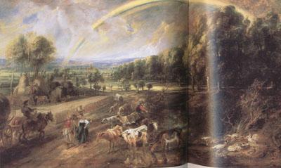 Peter Paul Rubens Landscape with a Rainbow (mk01) Germany oil painting art